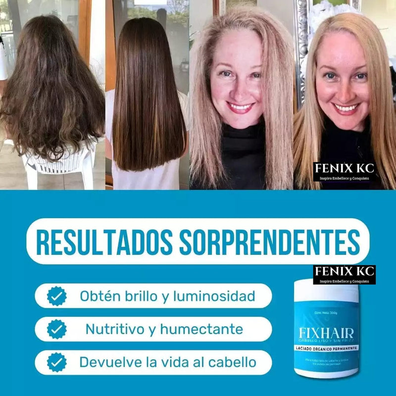 FIX HAIR SMOOTH La Crema Alisadora Anti-Friz De Nueva Generación.