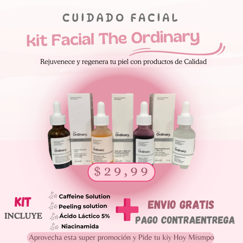 KIT THE ORDINARY 3X1 + 1 GRATIS (TOTAL 4)